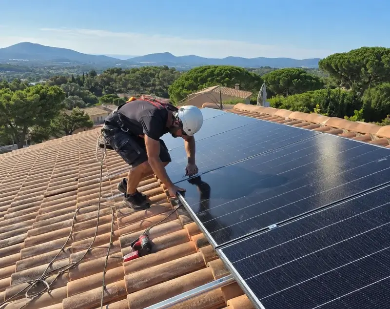 Installateur panneaux solaires Montertelot — pose photovoltaïque sur toiture