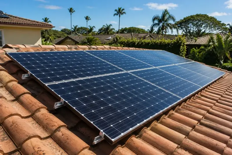 Installation de panneaux solaires à Montertelot